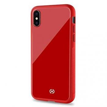 Celly Diamond 999 - Funda para Apple iPhone XS Max, color rojo