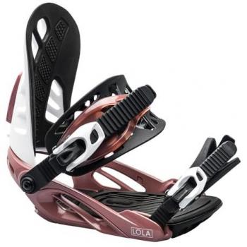 Fijaciones de Snowboard Roxy Lola 2024 Blanco/Rosado Mujer M-L