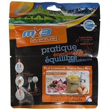 Plato Liofilizado MX3 Nutrition Pasta Carbonara