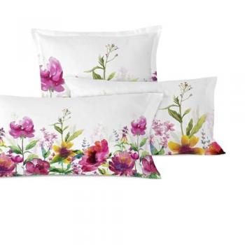 Funda de Almohada Cassia 60x60 cm Multicolor, 100% Algodón, Calidad 150 TC, Fabricado en España