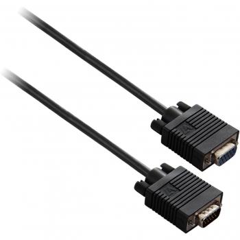 Cable de Extensión VGA V7 Modelo V7E2VGAXT-05M-BK, HDDB15 (m/f), 5 Metros, Color Negro