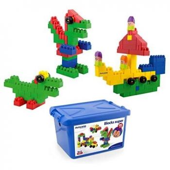 Miniland- Juego de contrucción para niños, Multicolor