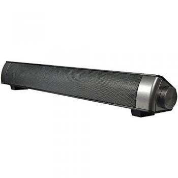 Soundbar Reflexion SB100 2.0 Stereo (48W, USB, Cablato, Negro)