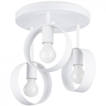 Plafón Sollux Titran - Plafones LED Modernos para Dormitorio y Salón - Blanco - 50-60Hz ~220-230V