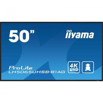 Iiyama LH5065UHSB-B1AG Pantalla de señalización LCD 50 4K UHD VA 800 cd/m² 125,7 cm (49.5) WiFi 3840x2160