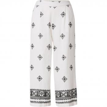 Only Carisa-Caro Women's Trousers with Pleats and Draped Detail