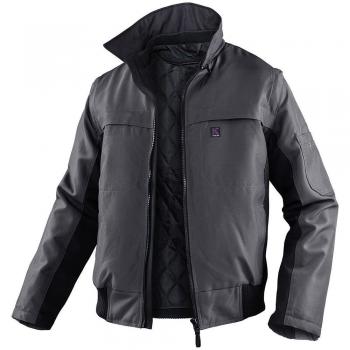 Kübler Wetter JA - Chaqueta, color negro gris antracita / negro Talla:XXXL