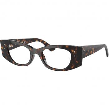 Ray-Ban RX7327 Kat 8320 Men's Eyeglasses Tortoiseshell Size 52 (Frame Only) - Blue Light Block Available