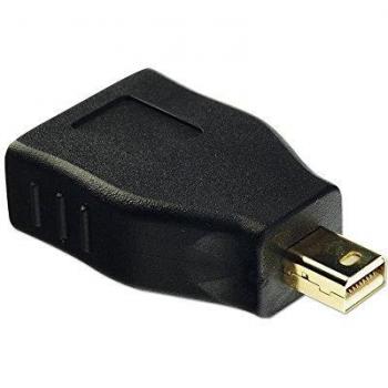 Adaptador Mini DisplayPort a DisplayPort Lindy 41077 (Datos + Video, Negro)