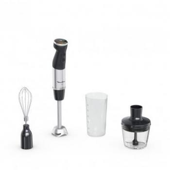 Batidora de Mano Moulinex QuickChef+ 1000W 0,8L Negra con Mini Hachador y Varilla