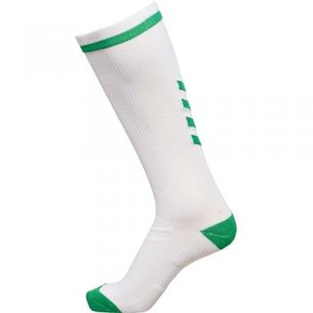 Hummel Elite Indoor High Socks - Unisex, White and Red, Size 35-38