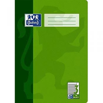 Cuaderno Oxford A4 Rayado 3 con Margen, 16 Hojas