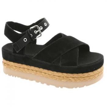 UGG Aubrey Ankle Women's Black Espadrilles Sandals 39
