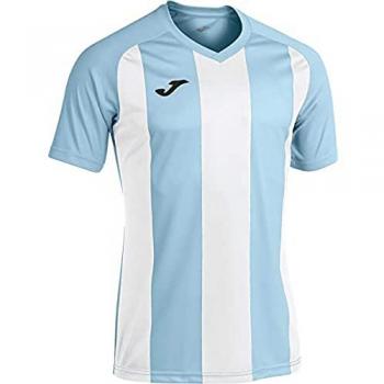 Joma Pisa II Sky Blue and White Men's Short Sleeve T-Shirt