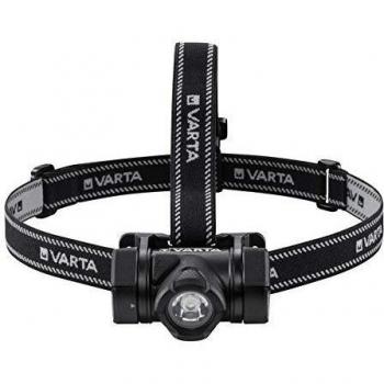 VARTA Indestructible H20 Pro 4 Vatios LED Linterna/Linterna de trabajo, incluye 3 pilas AAA de larga duración, resistente al agua y al polvo, negro