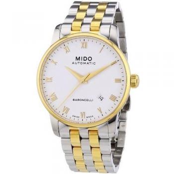 Mido Baroncelli II Men's Automatic Watch 38mm Stainless Steel Silver