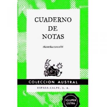 Cuaderno de notas verde 9x14cm - Espasa Calpe