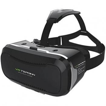 Tepoinn 3D VR gafas Auriculares VR 3D Realidad virtual Caja con Ajustable Lente y Correa for iPhone 5 5s 6 plus Samsung S3 Edge Note 4, 3.5-6.0 inch Universal 3D VR Realidad Virtual Gafas de video 3D Películas [Segunda Versión]