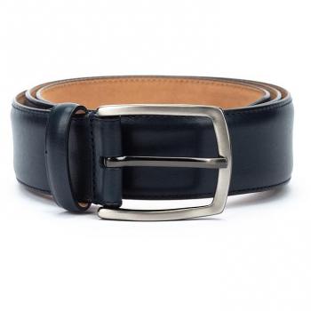 Cinturón de piel para hombre Martinelli en color azul marino