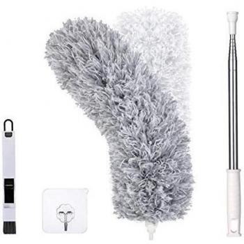 Plumero de Limpieza de microfibra con Barra Telescópica Extensible de 245cm marca Vicloon