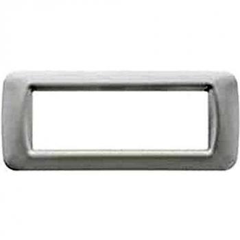 Placa Lux 3 Módulos Blanca Gewiss GW16203TB