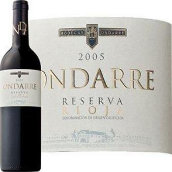 Vino tinto reserva Ondarre