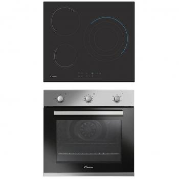 Candy PCP27XCH63TV Conjunto de Horno Multifunción Inox y Placa Vitrocerámica 3 Zonas 60cm