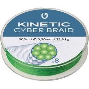 Línea Trenzada Kinetic 8 Fluo Verde 300m - 0.35mm/31.5kg