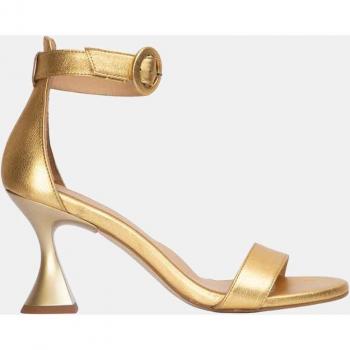 Sandalias de tacón Nilbia de mujer con elegante diseño de puntera redonda, pulsera al tobillo y tacón embudo - ¡Ideal para lucir en cualquier ocasión!