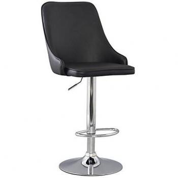 lo+demoda Arizona - Taburete, acero, 55 x 55 x 46 cm, color negro
