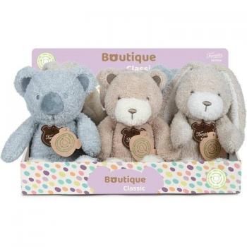 Peluche Boutique Animals 30cm - Set de 6 Peluches Animales Surtidos en Expositor Classic de Famosa