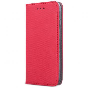 Funda Folio Magnética Roja para iPhone 15 Pro Max 6,7 con Función Soporte y Compartimento para Tarjetas