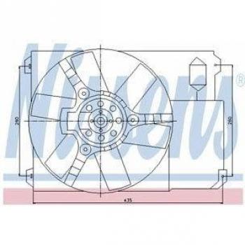Nissens 85020 Refrigerantes del Motor