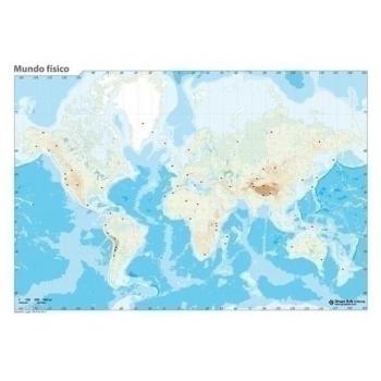 MAPA MUDO ERIK COLOR FISICO MUNDO - Pack de 50 unidades