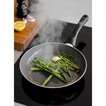 MASTERCLASS Can-to-Pan Sartén Ecológica Antiadherente con Superficie de Cerámica, Hecha con 70% de Aluminio Reciclado, 24 cm