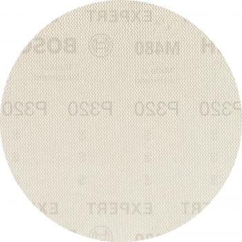 Malla de Lija Bosch EXPERT M480 Ø 150 mm Grano 320 Pack de 50 para Lijadoras Excéntricas