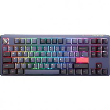 Ducky One 3 TKL Teclado Gaming USB QWERTY Inglés Azul con Retroiluminación RGB LED - MX-Ergo-Clear