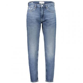 Calvin Klein Slim-Fit Blue Washed Taper Jeans for Men - Size W28 L32