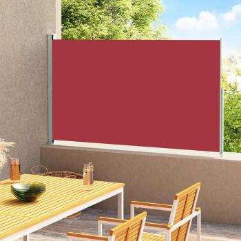 Toldo lateral retráctil para patio 200x300 cm Color Negro, Crema, Gris y Rojo