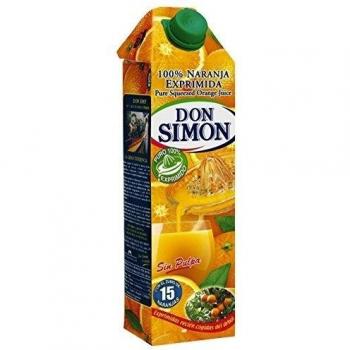 Don Simon Zumo de Naranja - Natural Exprimido sin Pulpa - 1L
