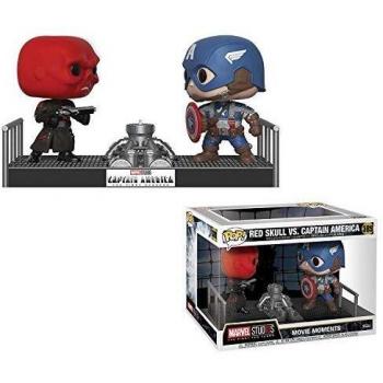 Figura Funko Pop! Momento de Película: Capitán América vs Cráneo Rojo
