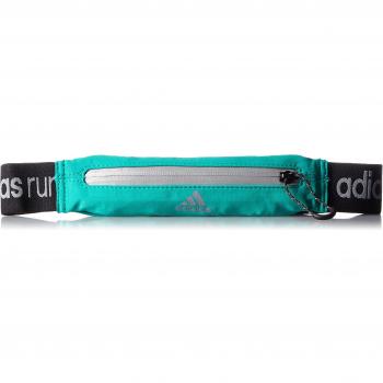 adidas Run Belt - Cinturón unisex, color negro / gris, talla única