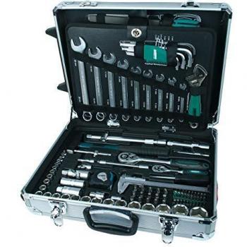 Mannesmann - M29077 - Carro de aluminio para herramientas, equipado, 159 piezas.