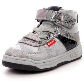 Botines Deportivos para Niña Kickers Kickalien 163 Argent Noir 910874-30