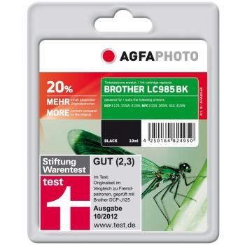 Agfa Photo Cartucho de Tinta Negra Compatible APB985BD para DCPJ315W