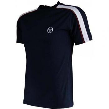 Sergio Tacchini Set Tee Shirt TCP, Camiseta Hombre, Azul marino, S