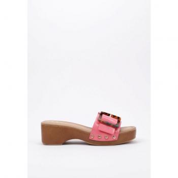 Zueco Krack Core Mujer CAREY 37 Rosa - Cómodo y Alta Calidad