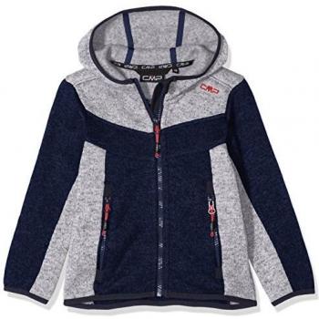 CMP Boys' Strickfleece 38H Jacket, B.Blue-Inchiostro, 98.0