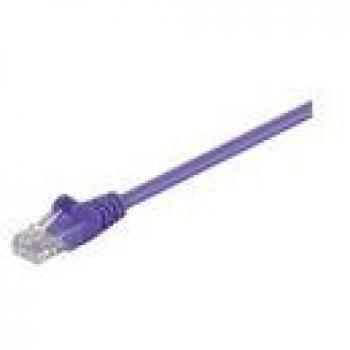 Cable de Red Microconnect U/UTP Cat5e 0.25M Morado PVC