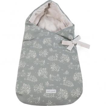 Saco con Capucha Toile de Jouy Forest - Edición Especial Pasito a Pasito